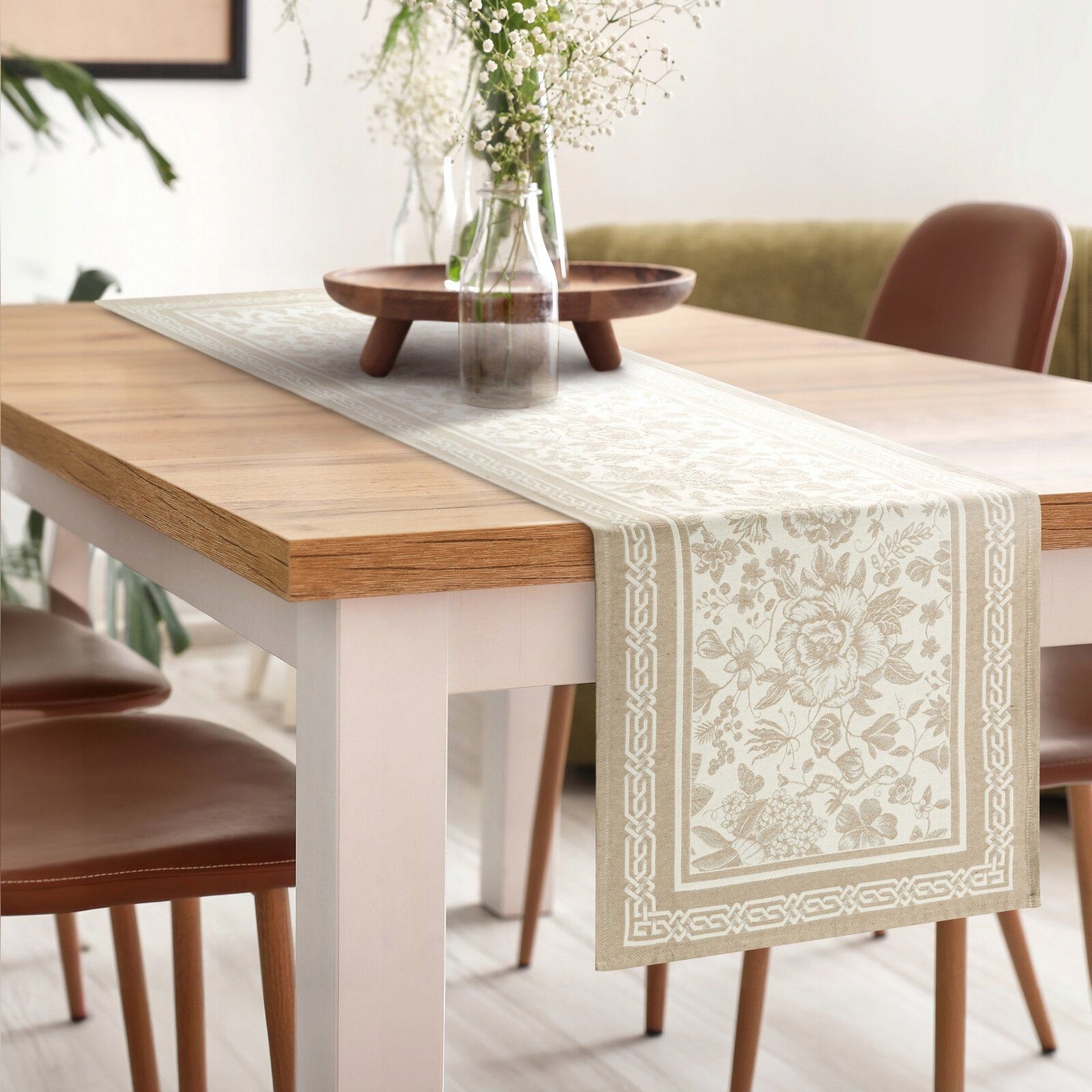 Ubrus Jara 40 X 135 CM Béžový