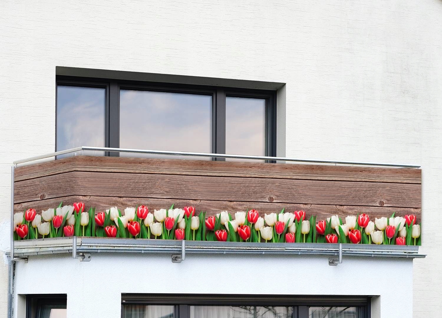 

Osłona Na Balkon wzór tulipany Maskująca 5m x 85cm