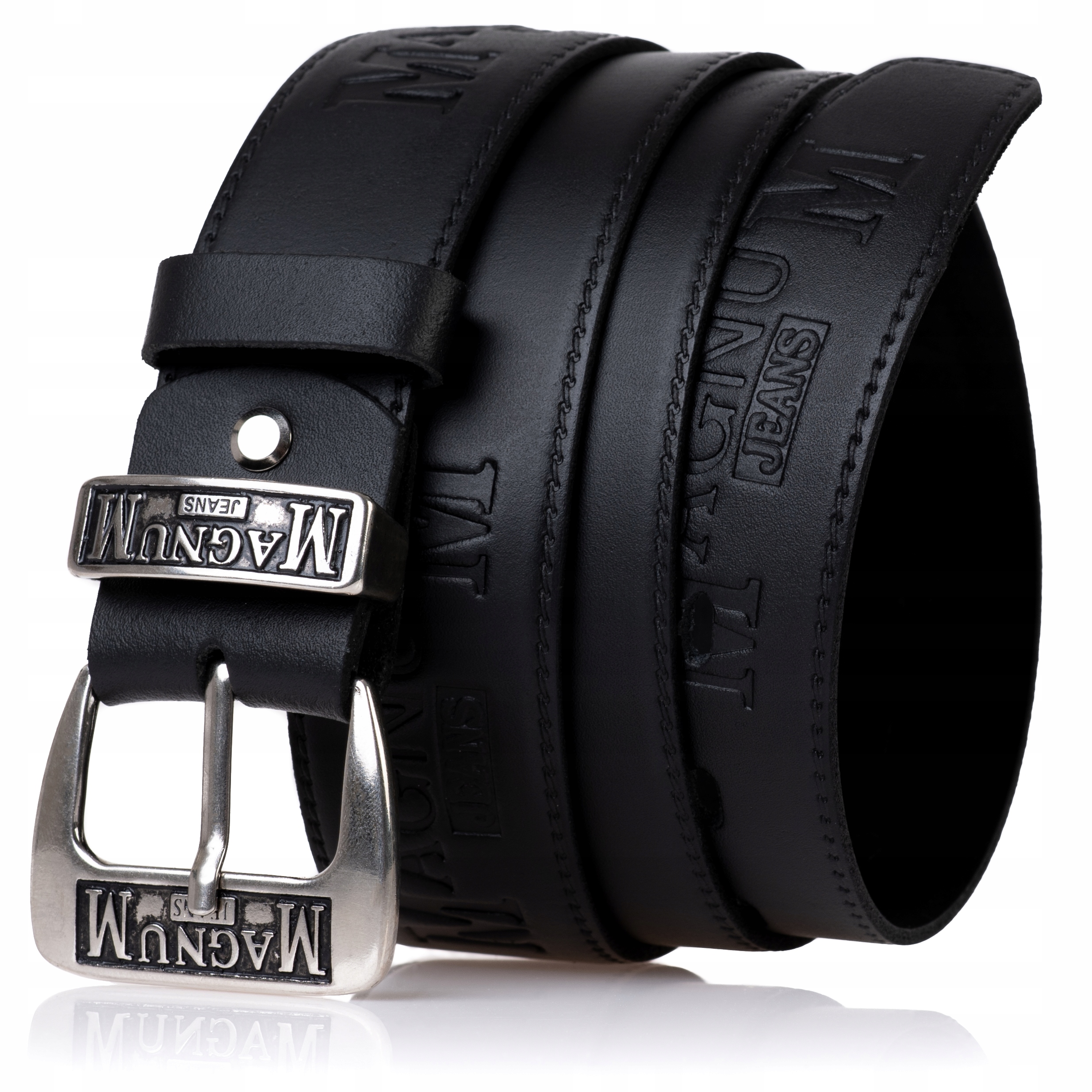 

Sepher Pasek skórzany Magnum czarny męski 70