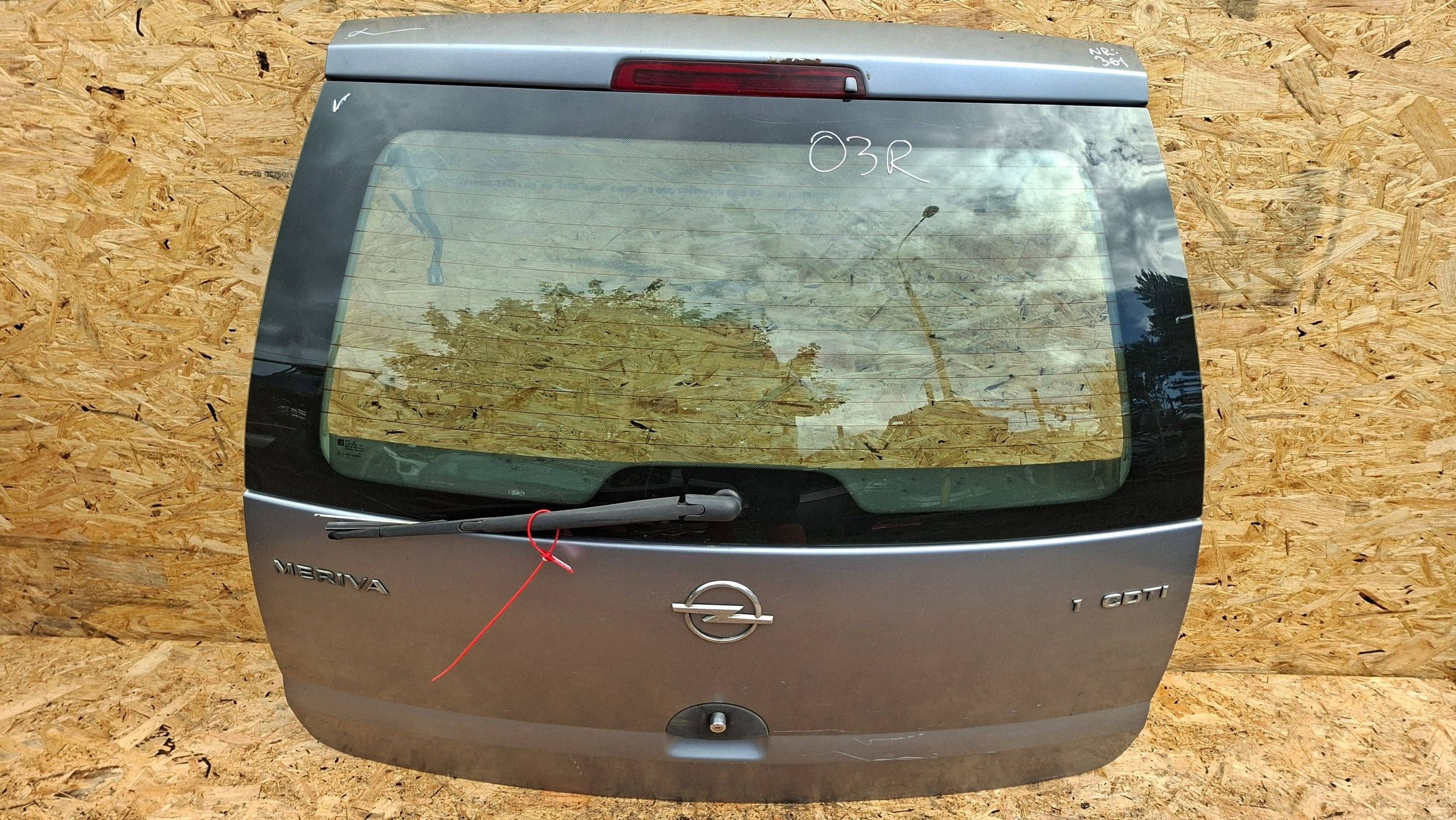 trunk door boot OPEL MERIVA A 2003-2005