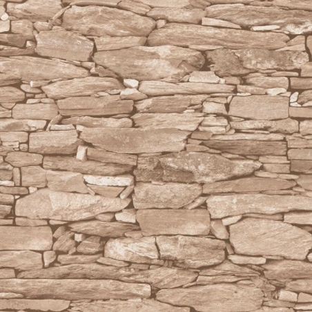 

Tapeta cegła kamień beżowy piaskowiec 42508-40