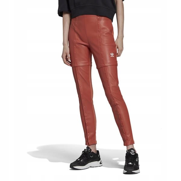 Dámské kalhoty adidas HC3029 Slim Oranžové 34