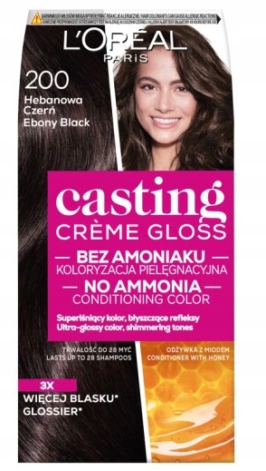 

L'Oréal Casting Crème Gloss 200 Hebanowa czerń