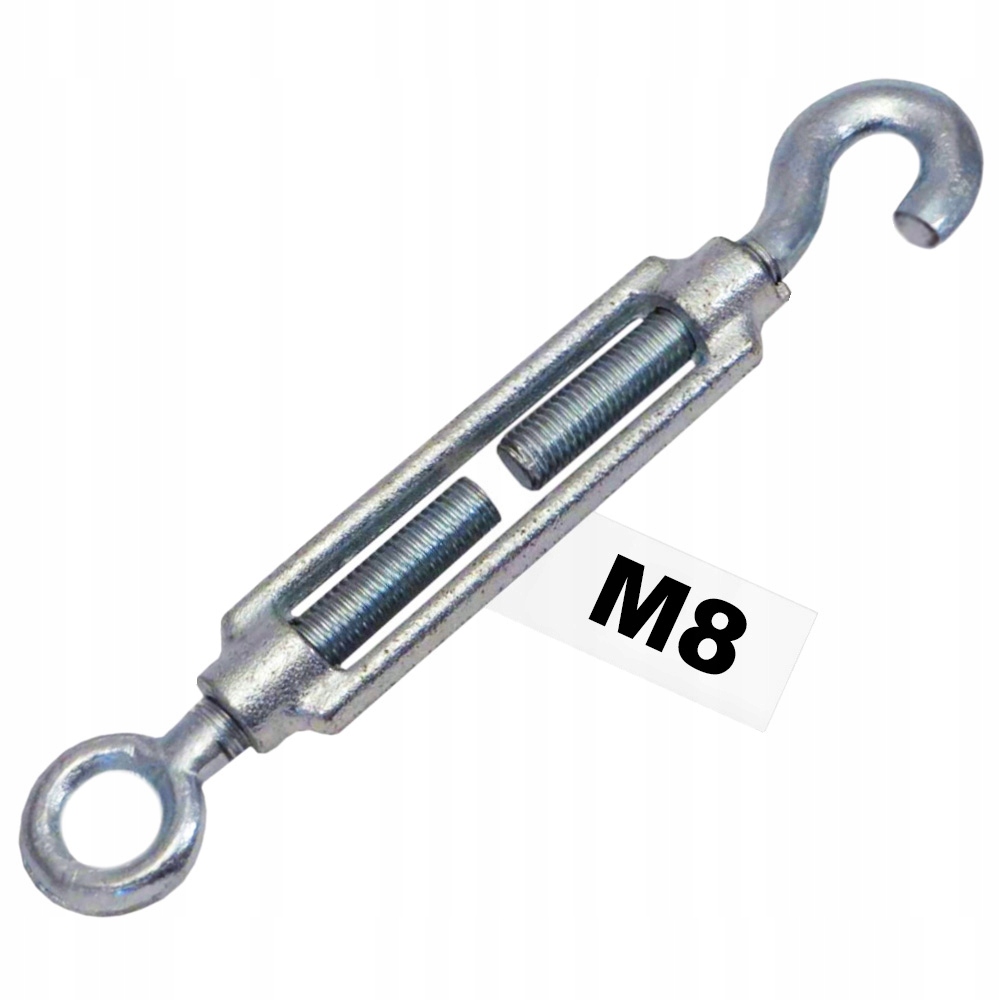 

Śruba rzymska M8 Napinająca Hak Z Uchem Do Naciągu