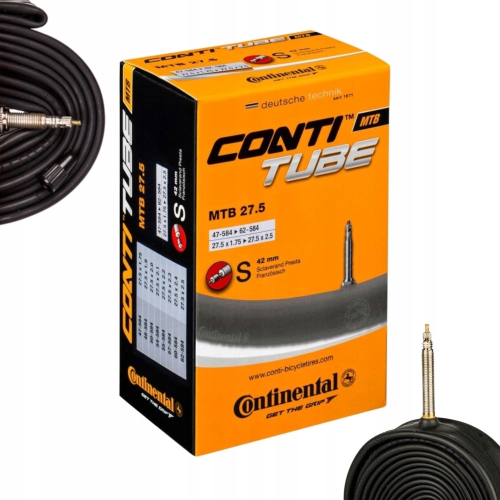 Dętka rowerowa Continental 27,5x1,75-2,5 FV42 mm-Zdjęcie-0