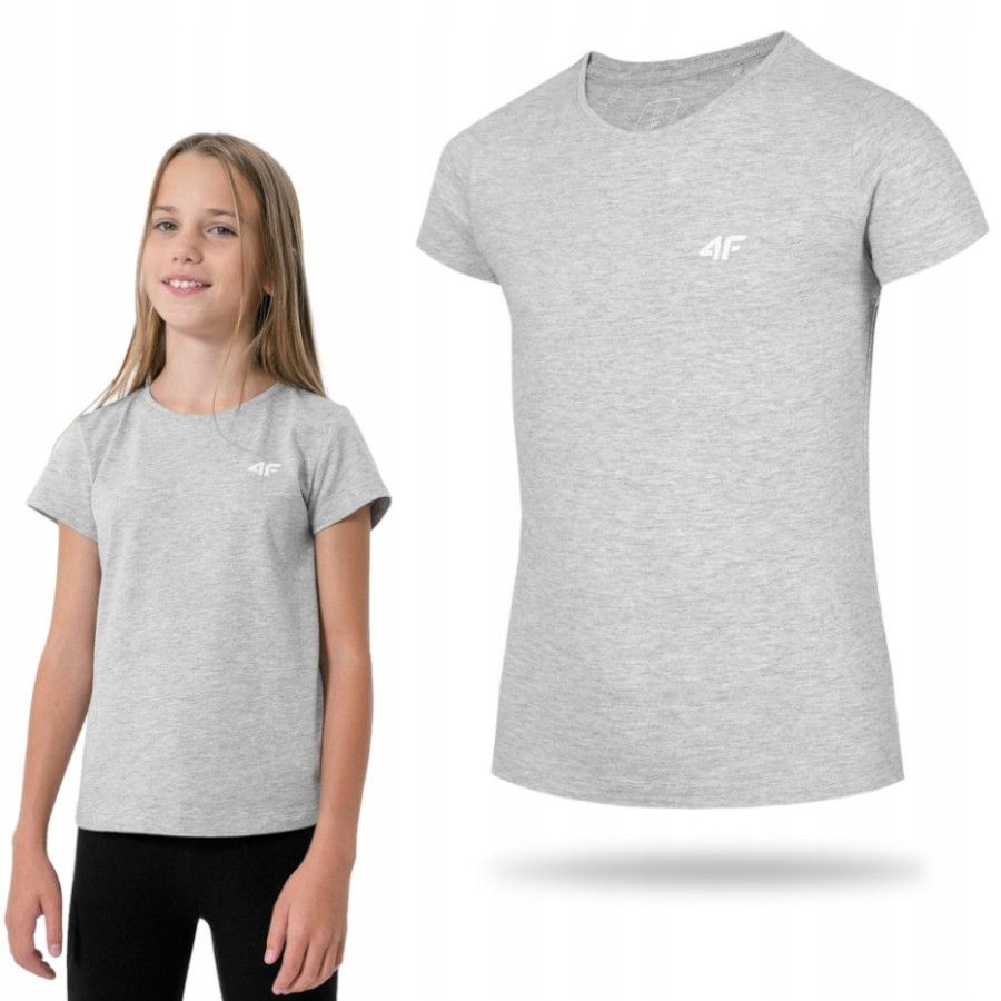 

Koszulka Dziewczęca 4F Podkoszulek T-shirt Sport