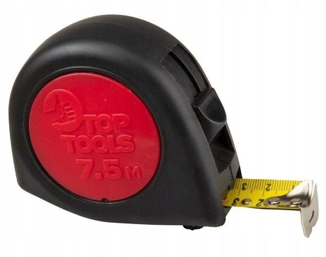 

Miara Zwijana Stalowa 7.5M X 25MM Top Tools Miarka