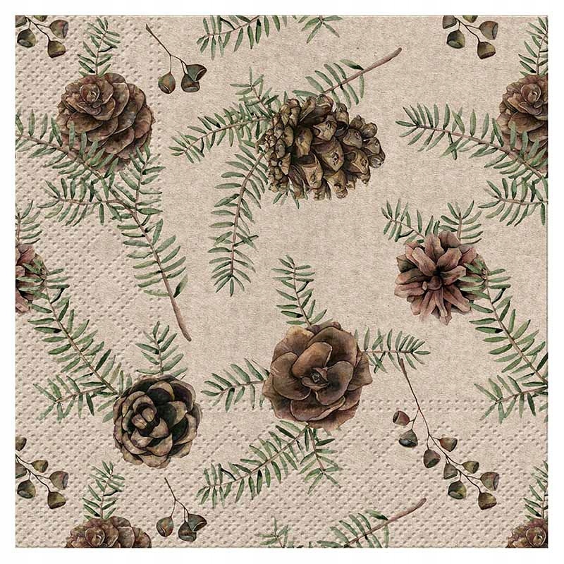 

Serwetki ozdobne We Care Vintage Christmas Forest