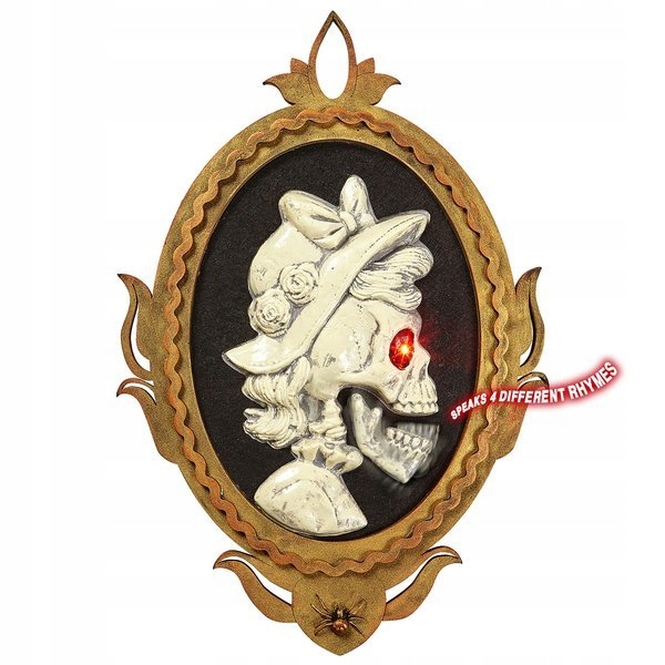 Rámeček Ozdoba Interaktivní Paní Kostlivec Halloween