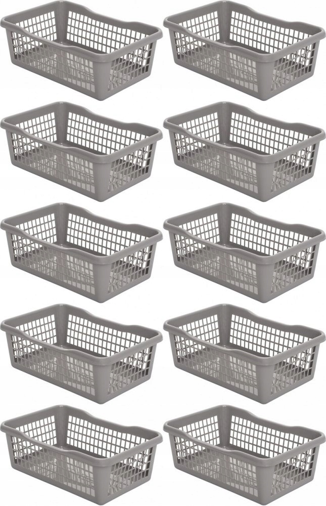 KOSZYK KOSZYCZEK ORGANIZER PLASTIKOWY 5.8L MIX KOLORÓW x 10