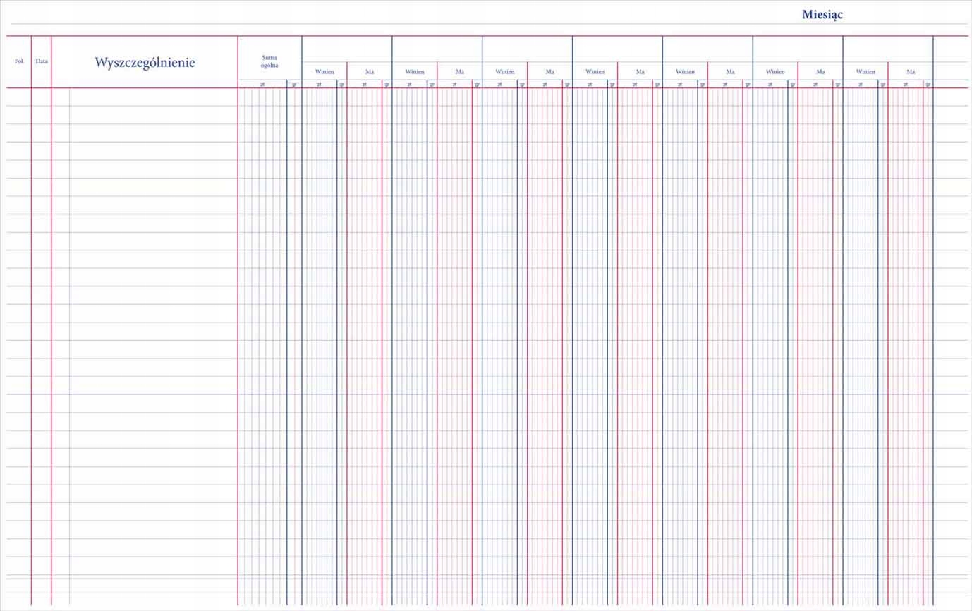 DZIENNIK TABELARYCZNY (AMERYKANKA)