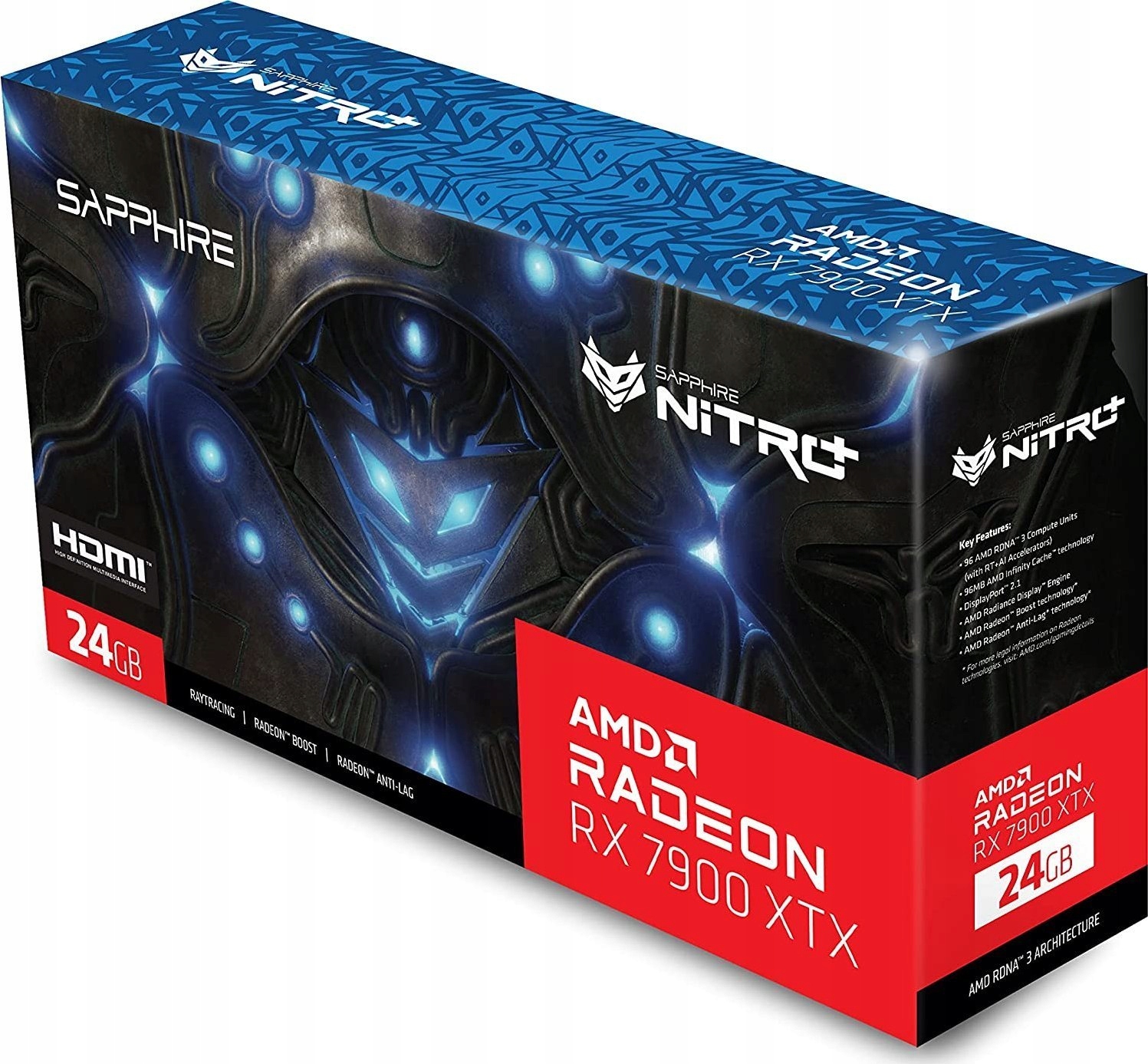 Karta graficzna SAPPHIRE Radeon RX 7900 XTX Nitro+ Vapor-X 24 GB