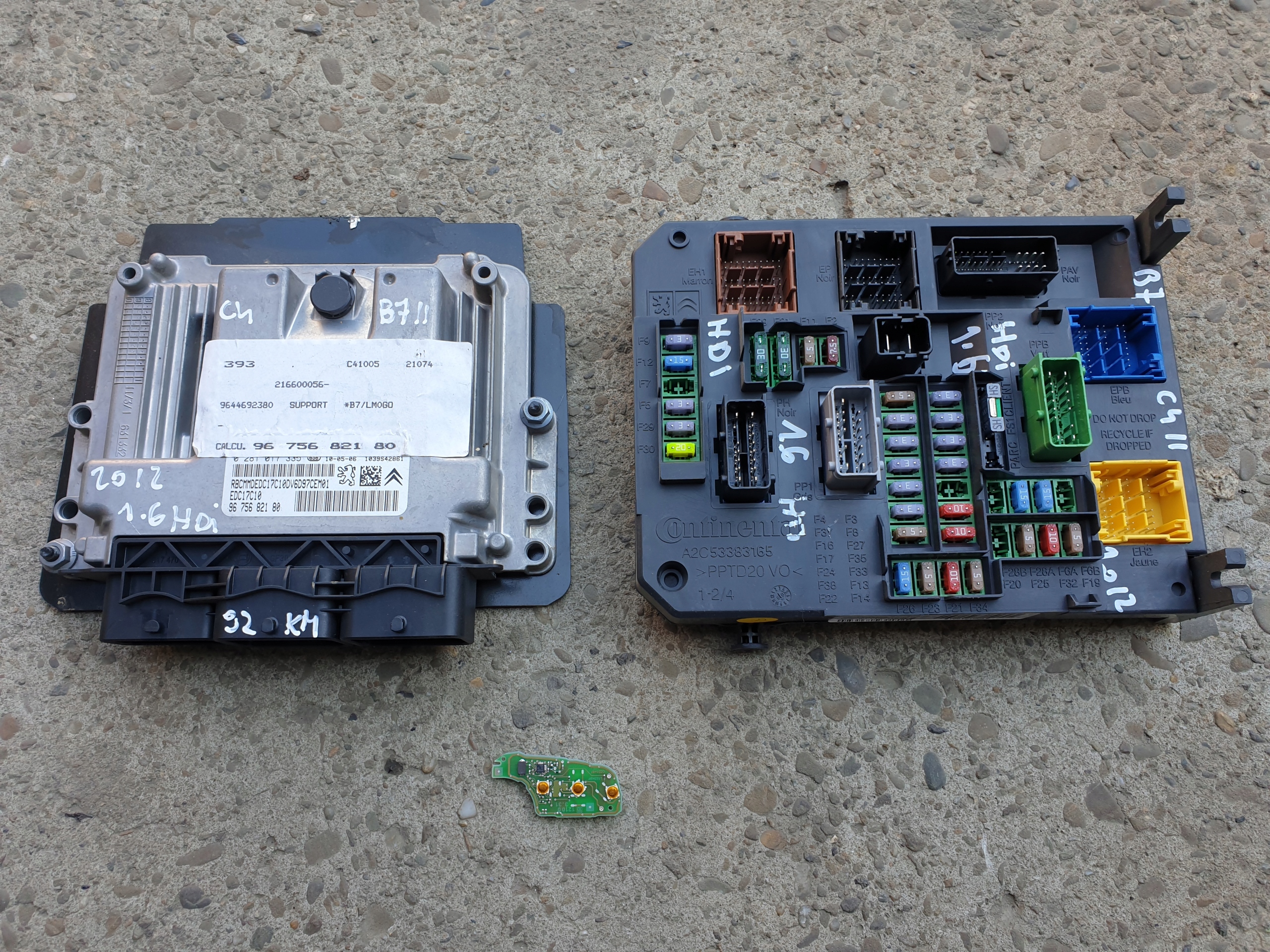 computer 1.6 HDI CITROEN c4 B7 II DS4 Montaggio 9675682180