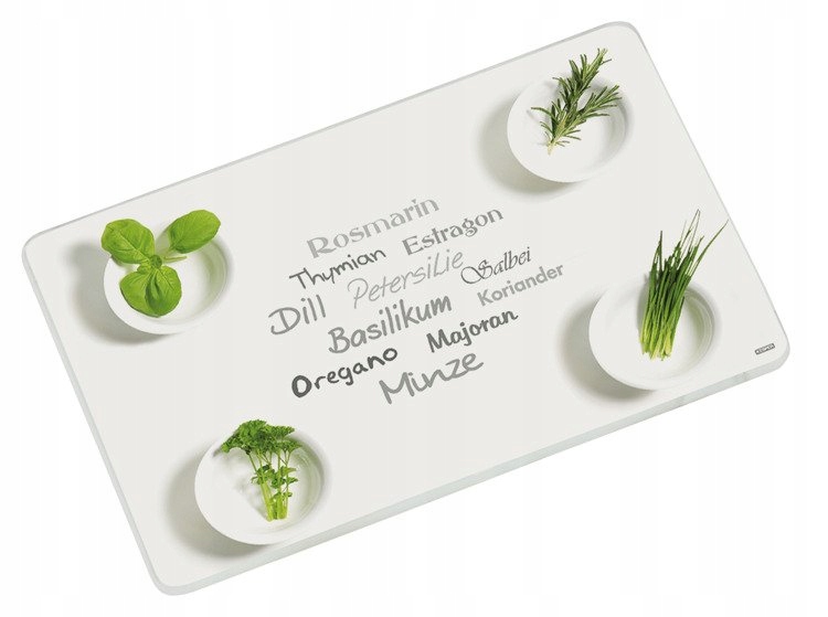 

Deska szklana Kesper 40 x 30cm zioła duża