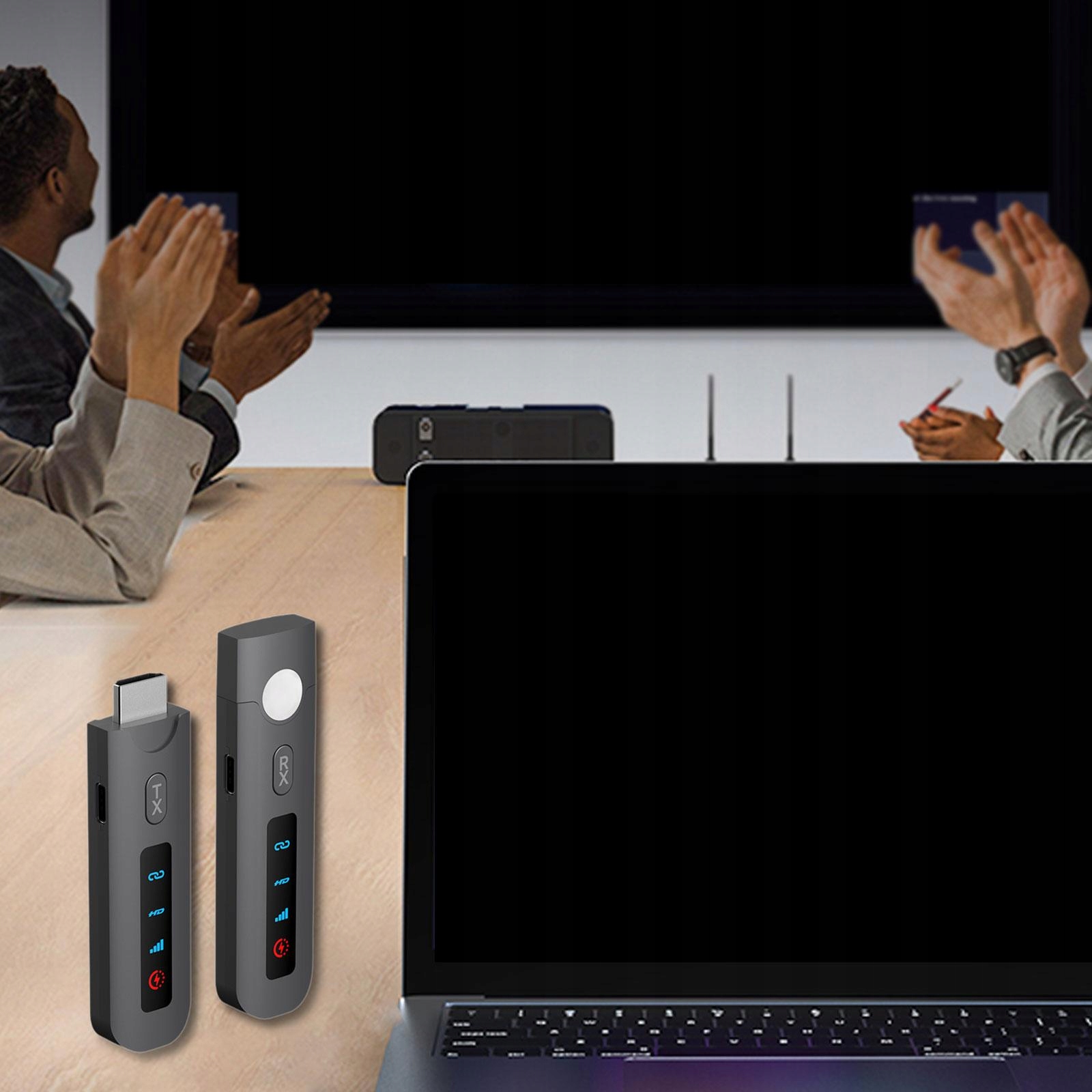 Bezprzewodowy Adapter HDMI do Wyświetlania Obrazu ze Smartfona/Laptopa - Mirroring Ekranu - Premium