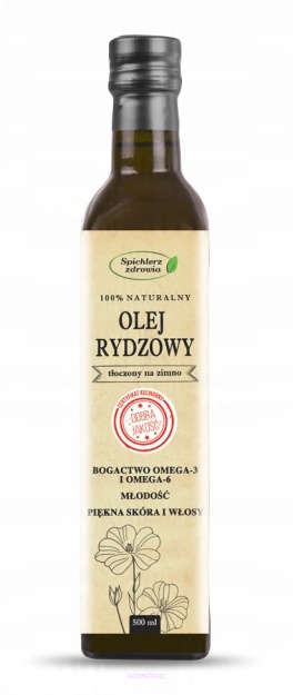 

Prozdrowotny Olej Rydzowy 1L Z Lnianki Świeży