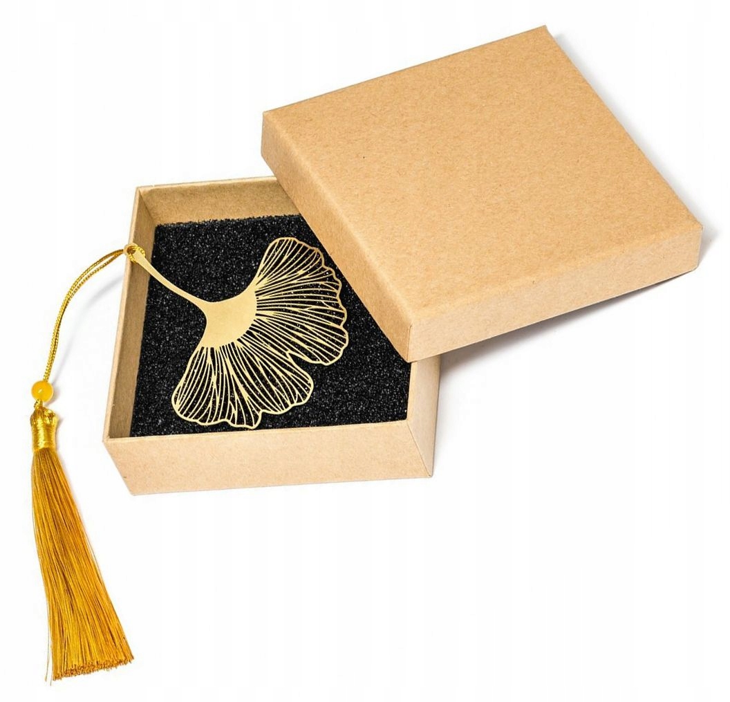 

Zakładka Do Książki Liść Miłorząb Ginko Biloba