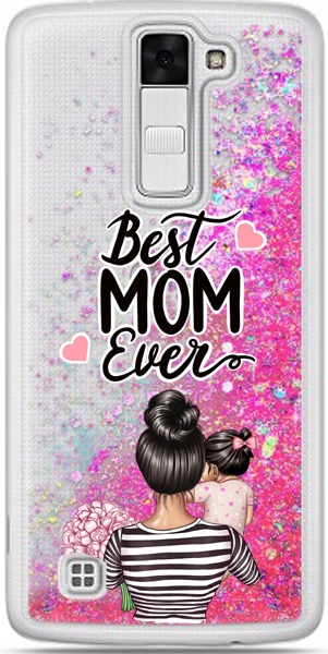 

Etui płynny brokat Mama Dzieci Córka do Lg K8
