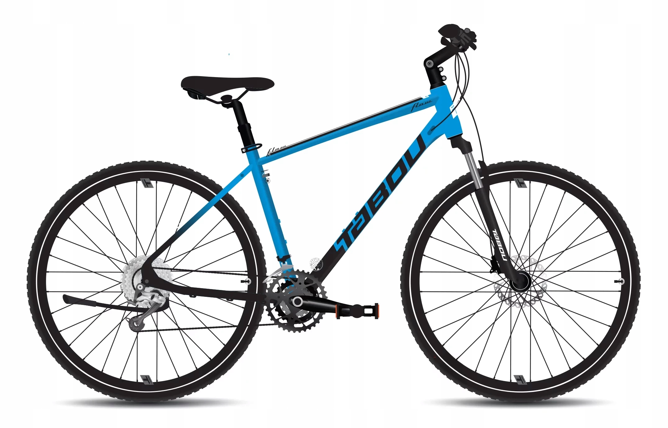 Rower crossowy Tabou Flow 2 M Black/blue