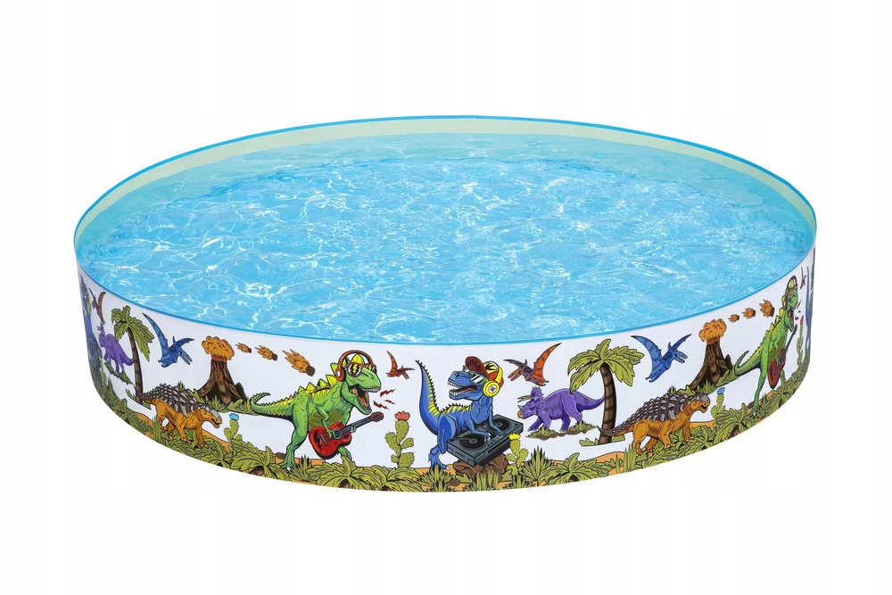 Basen rozporowy okrągły dla Dzieci Dinozaury 244x46 cm Bestway 55001