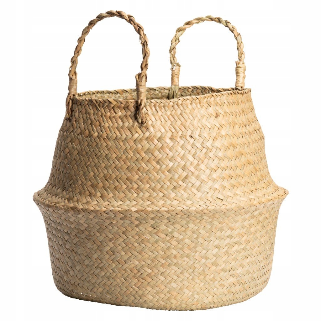 

Kosz naturalny z trawy morskiej skandynawski boho