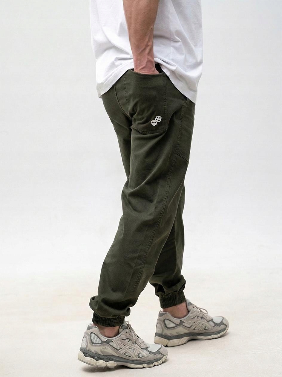 Jogger Kalhoty Materiálové Pánské Olivové Lucky Dice Work Kostky XL