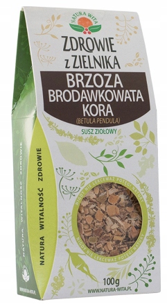 

Brzoza brodawkowata kora 100 g, Natura Wita