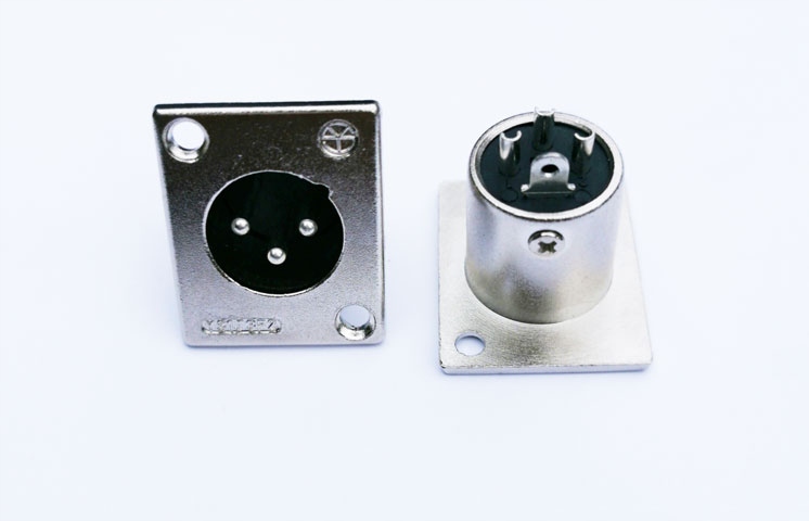 

wtyk mikrofonowy Canon Xlr DMX 3 pin do obudowy
