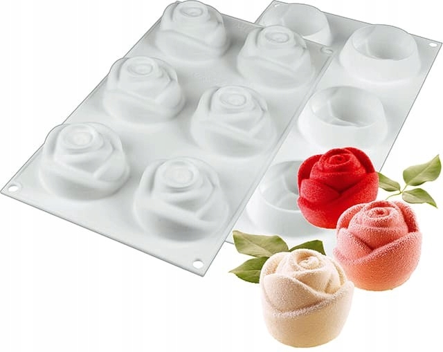 Levně Silikonová forma Růže 70 mm Silikomart