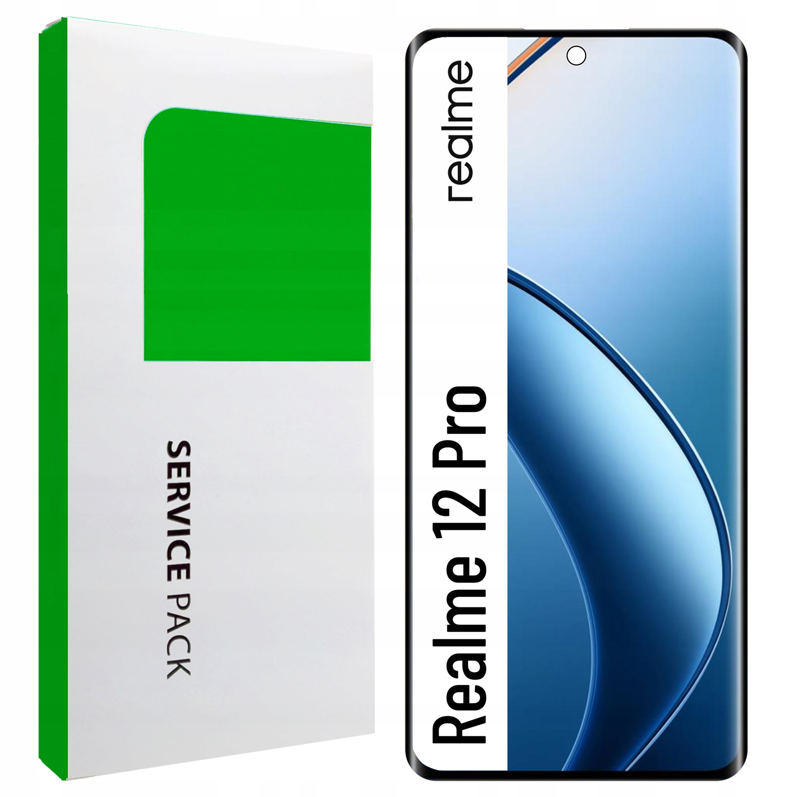 Originální Zila pro Realme 12 Pro LCD Displej Digitizer Dotyk