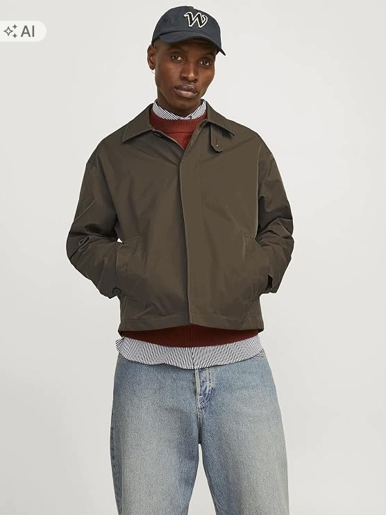 Jack&jones Hnědý Pánský Klasický Kabát S Límcem Xs 7DA