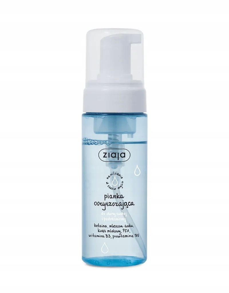 

Pianka oczyszczająca do skóry suchej 150ml