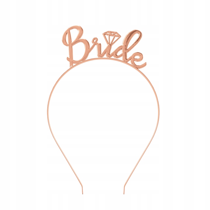 OPASKA BRIDE z welonem NA WIECZÓR PANIEŃSKI 50 cm PANNA MŁODA biała Model OP7