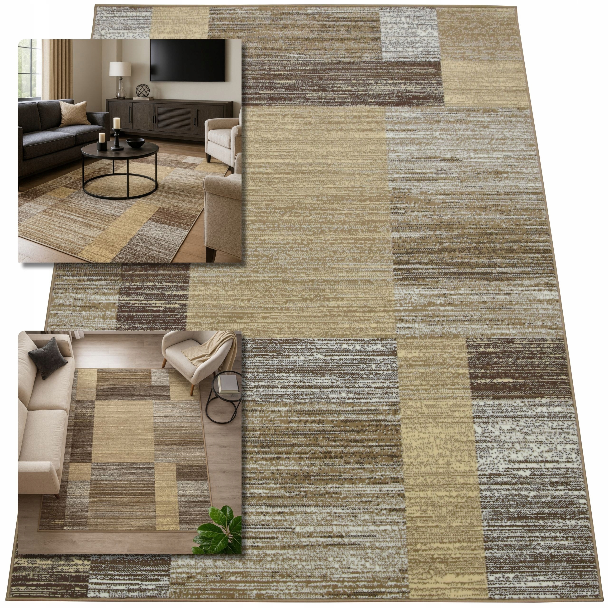 Koberec 200x400 Venezia Hnědý Koberec Do Obývacího Pokoje Belgický Koberec Do Ložnice