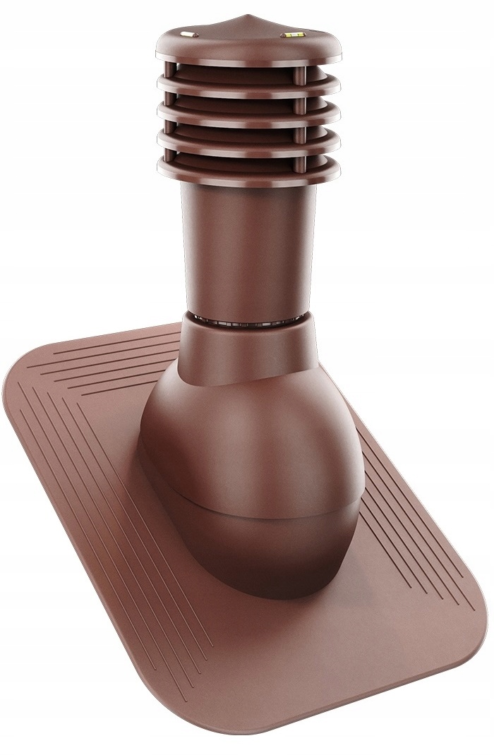 

Kominek Wentylacyjny 125 Pod Papę Gont Brąz 8017