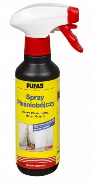 

Pufas Spray Pleśniobójczy 250 ml grzyby glony mech