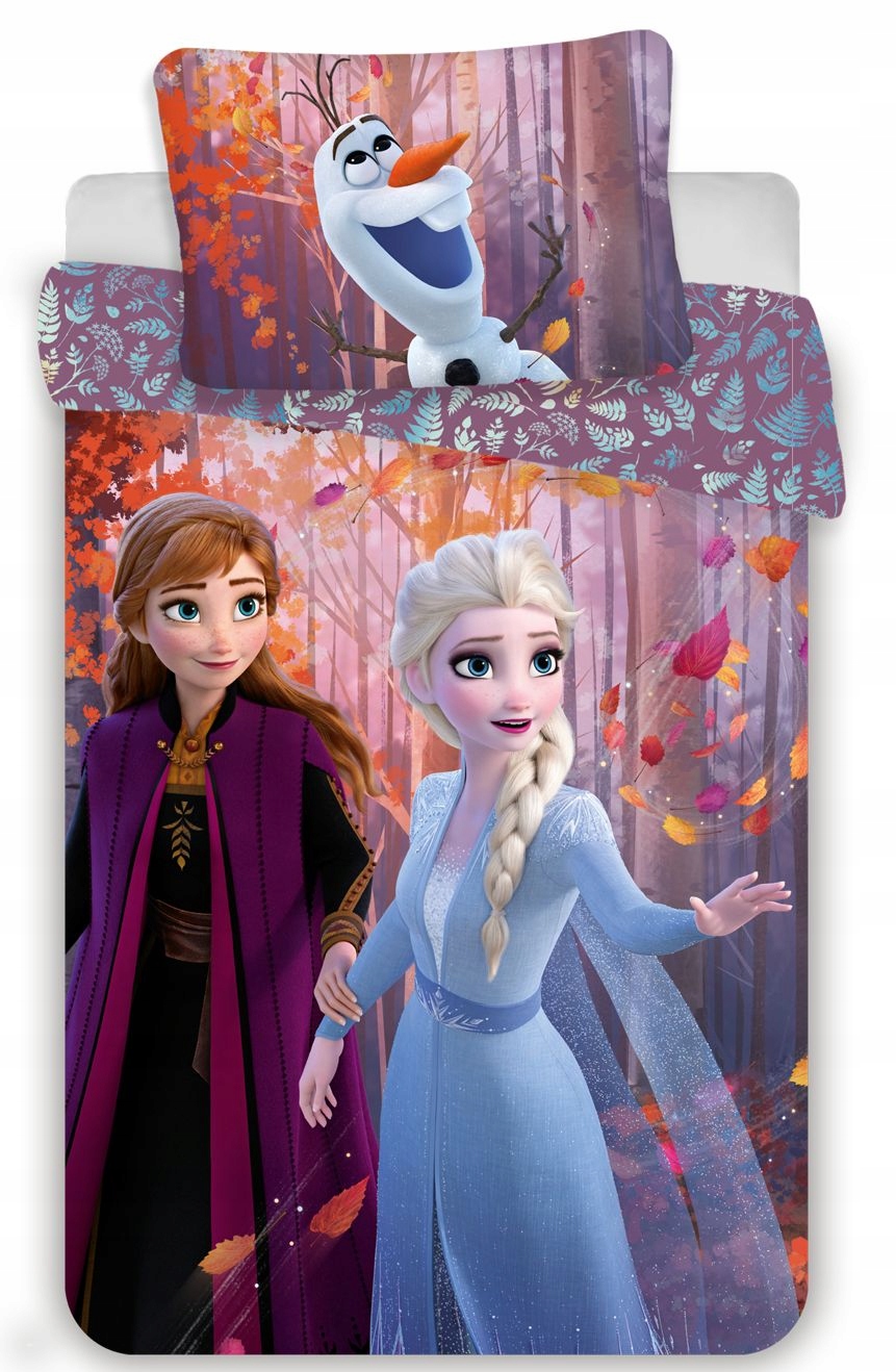 Pościel Kraina Lodu 2 Elsa Anna Olaf Pościel Frozen 140x200