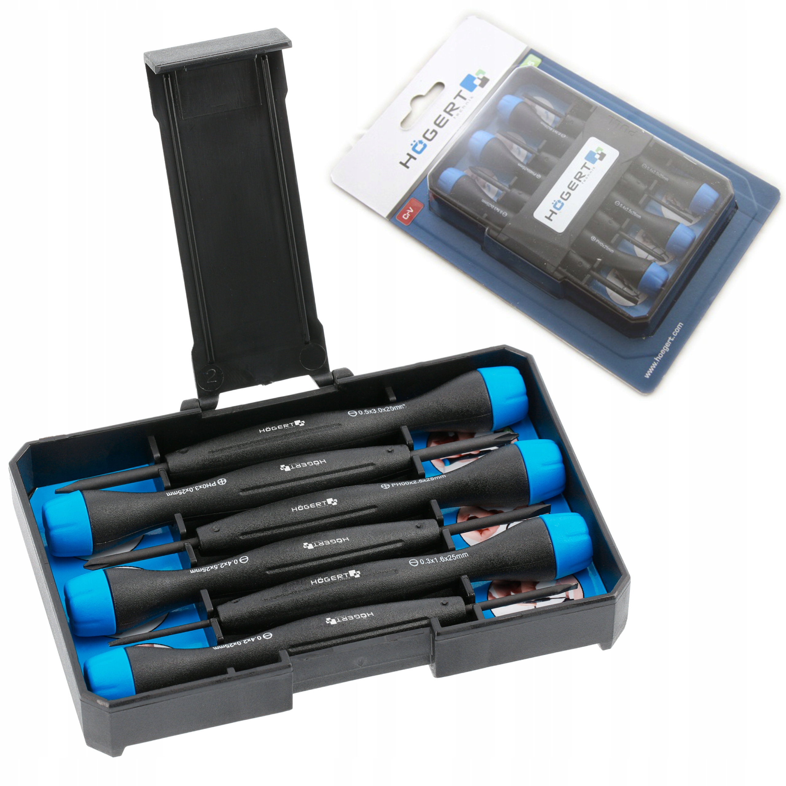 WKRĘTAKI- ZESTAW 6 SZT, PRECYZYJNE HOEGERT TECHNIK