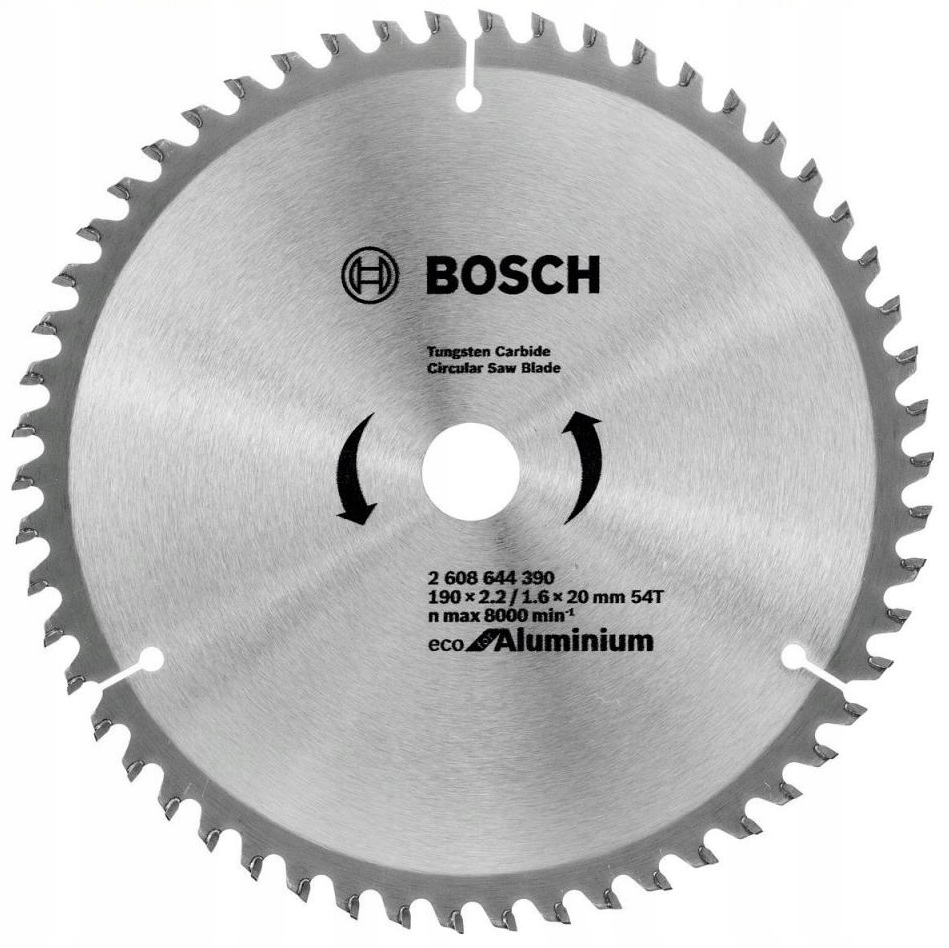 

Bosch Tarcza Piła 190mm/20mm 54z Panele Aluminium