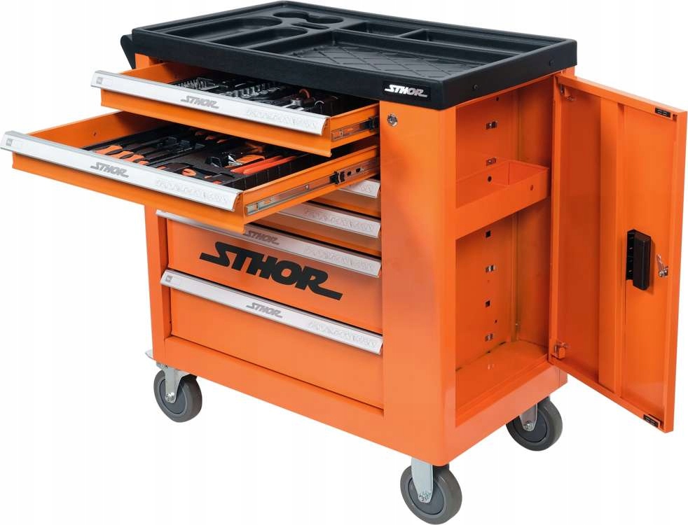 ШКАФ ДЛЯ ИНСТРУМЕНТОВ С ИНСТРУМЕНТАМИ ТЕЛЕЖКА 176EL STHOR