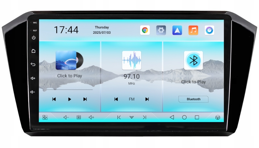 Rádio do auta s dotykovou navigací Android Volkswagen Passat B8 64GB