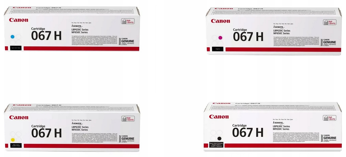 Sada Tonerov 4x CRG-067H 5103C002 5104C002 5105C002 5106C002