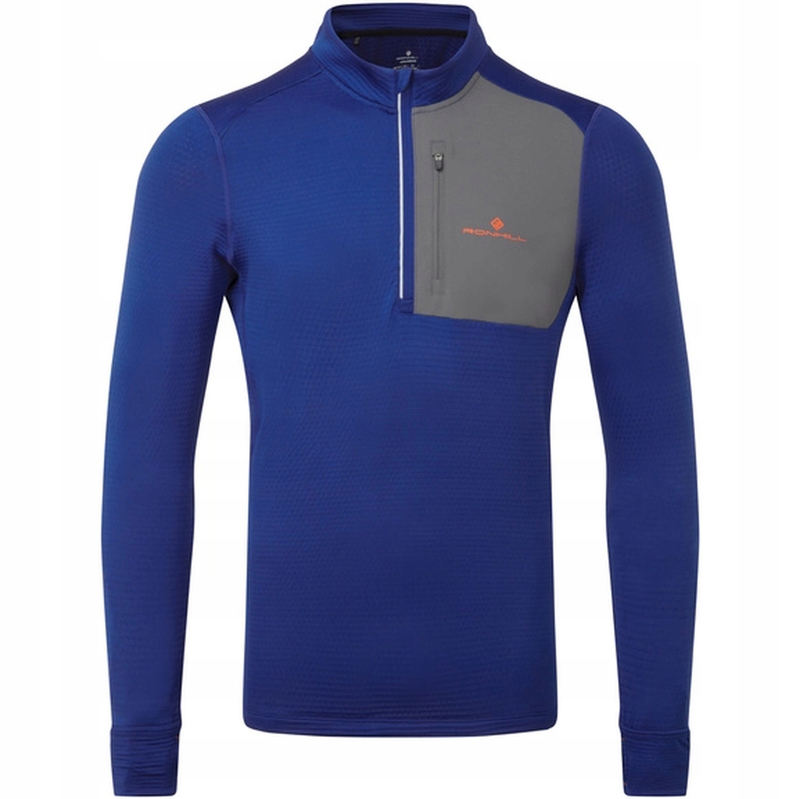 Bluza do Biegania Ronhill Sportowa Męska Tech Winter 1/2 Granatowa S