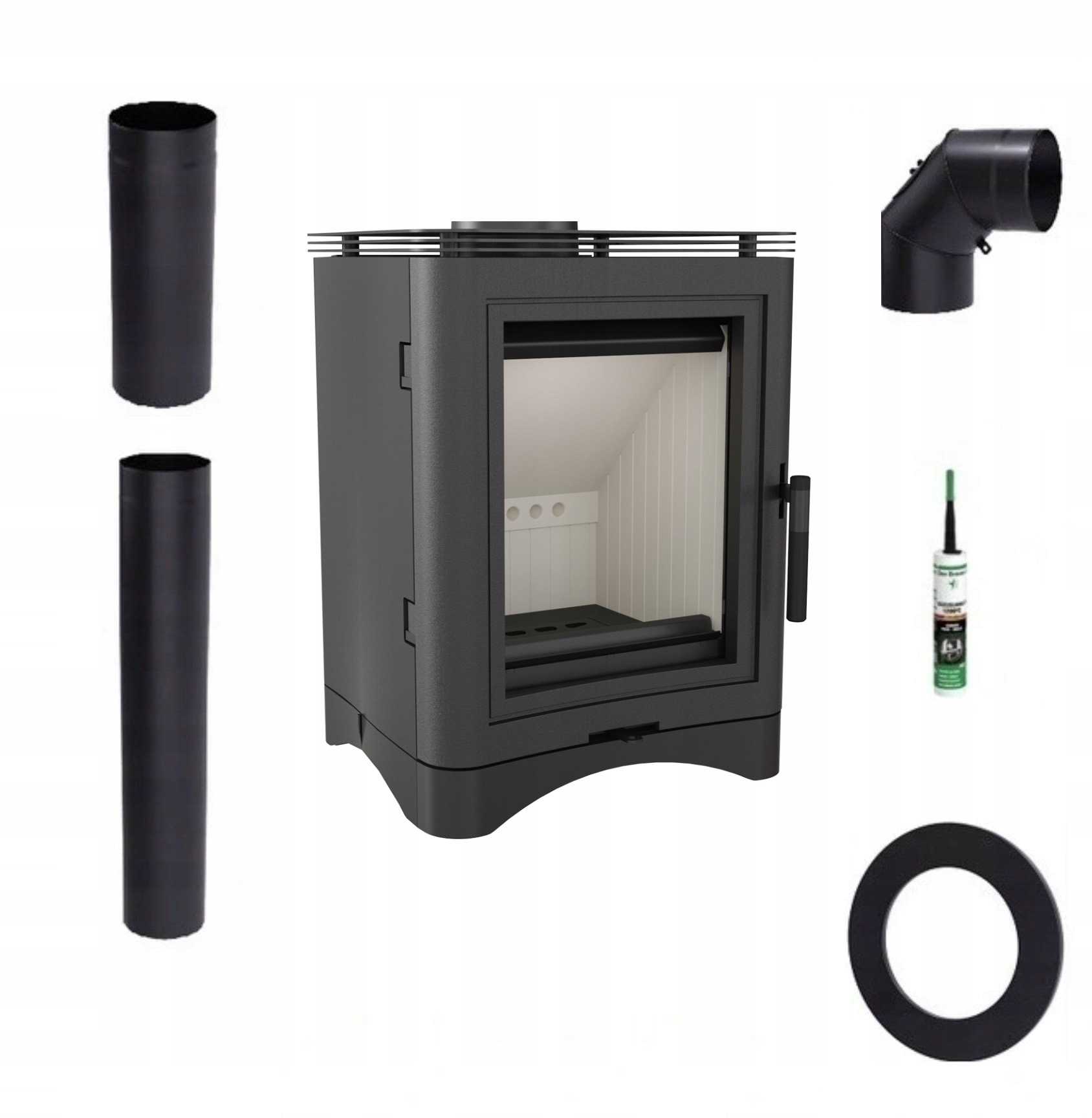 Kamna Ocelová Kamna K5 Fi 150 Sada