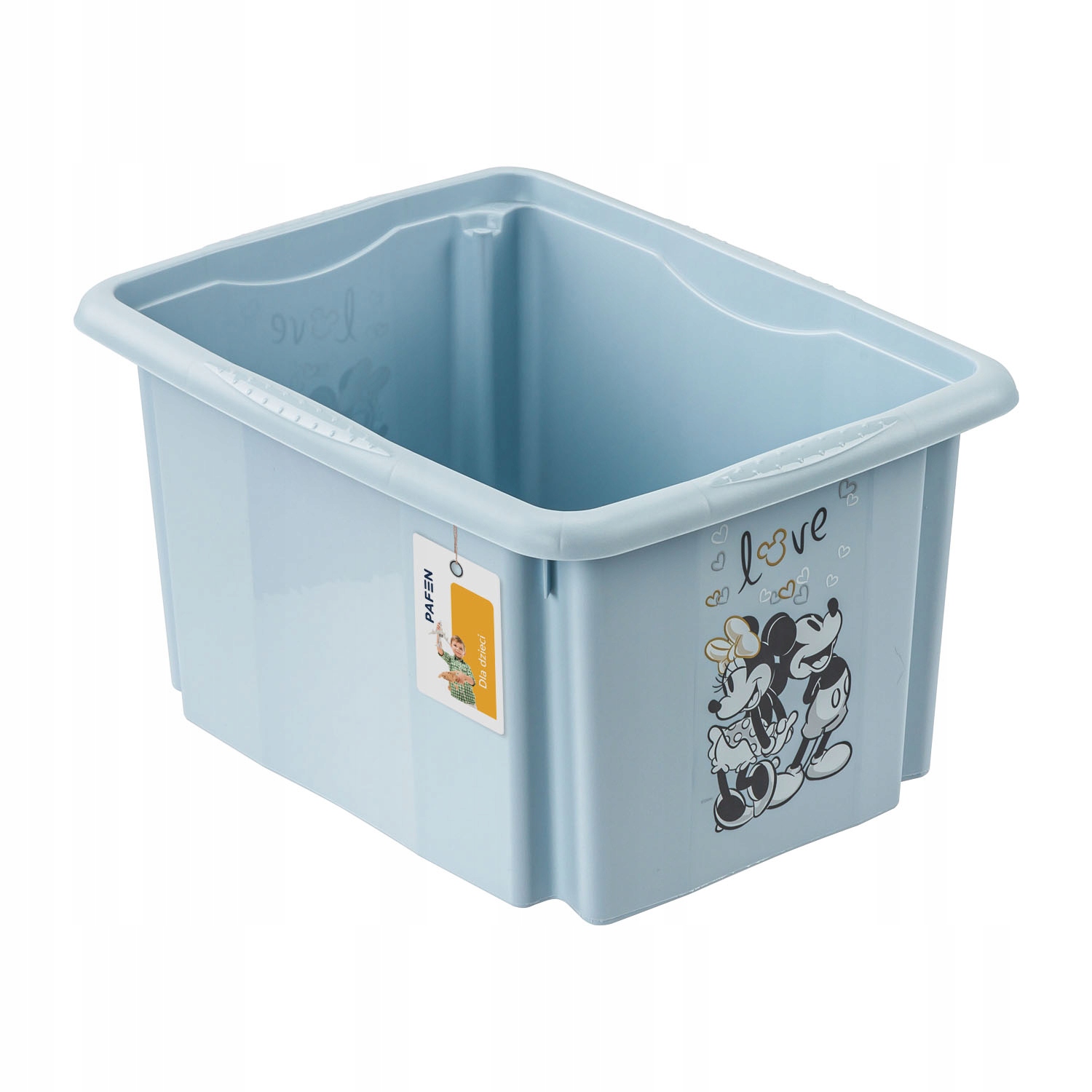 Pojemnik obrotowy z pokrywą Mickey Mouse 15L Wysokość mebla 20.5 cm