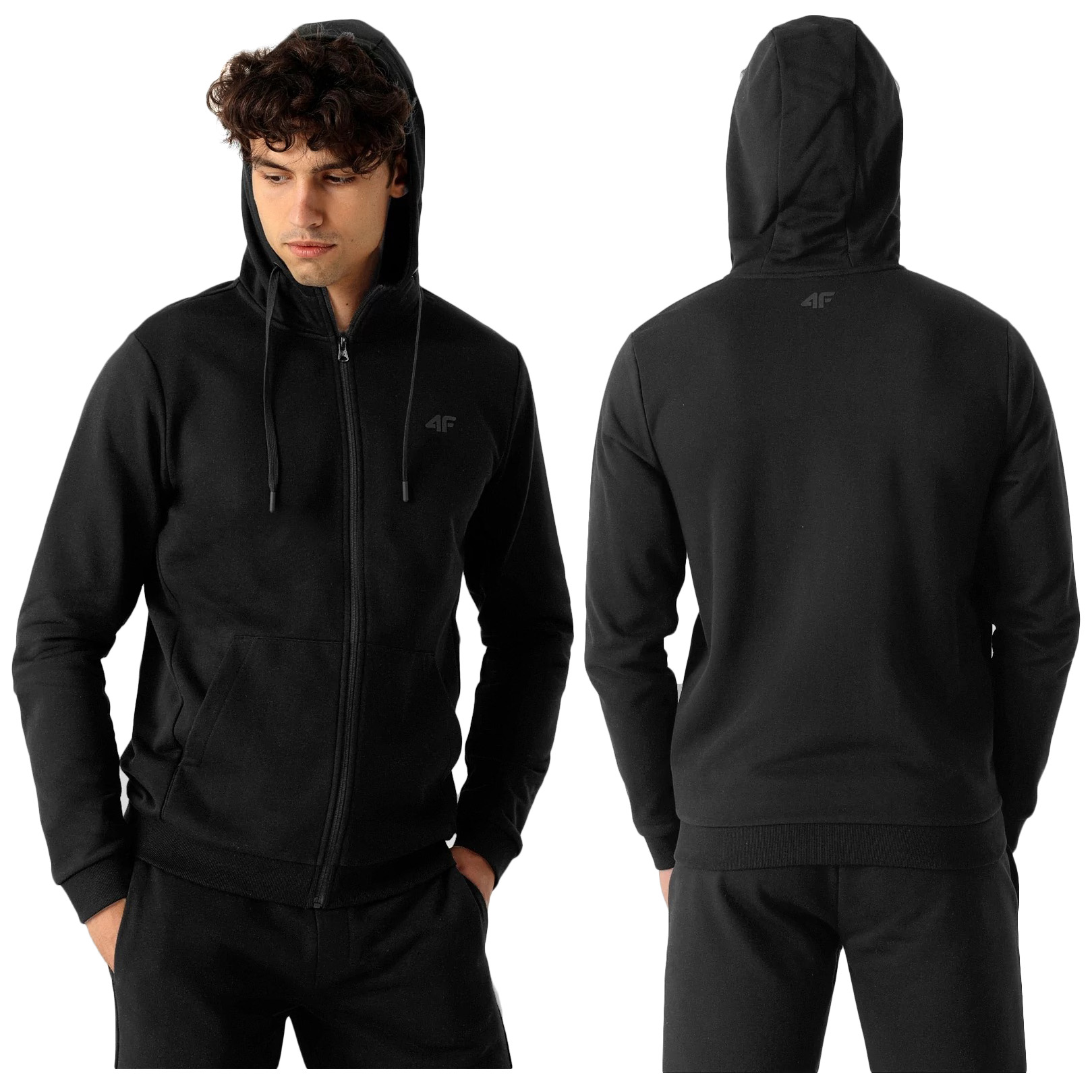 

Bluza męska 4F Rozpinana z Kapturem BLM353 XXXL