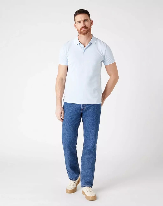 Wrangler Pánské Jednoduché Modré Džíny S Oděrkami Bavlna 42/34 6FA