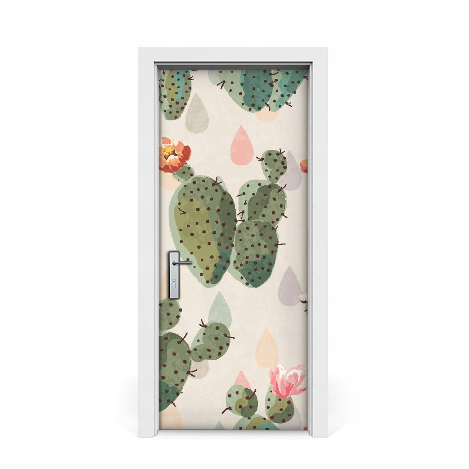 

Naklejka na drzwi okleina Kaktusy 85x205