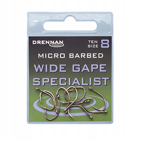 Haczyki Wide Gape Specialist r. 16 oczko Drennan