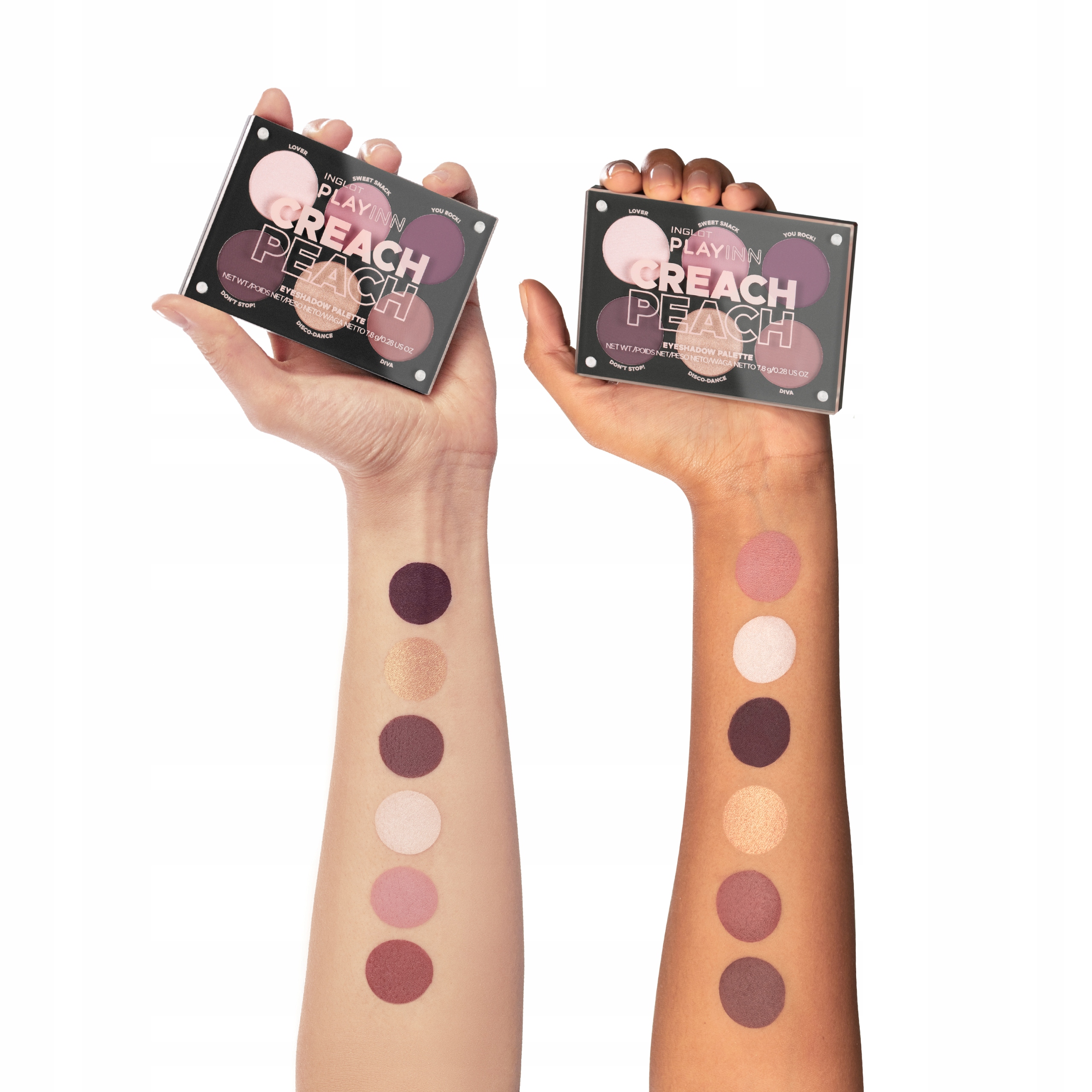 Paleta cieni do powiek INGLOT PLAYINN Creach Peach Rodzaj paleta cieni